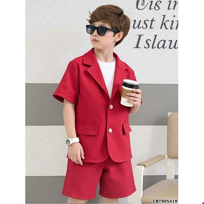 Set Áo Blazer & Quần Short Bé Trai Phong Cách Lịch Lãm