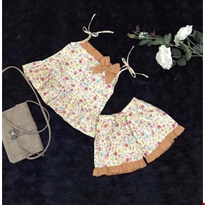 Set đồ hoa xinh xắn cho bé 1-8 tuổi