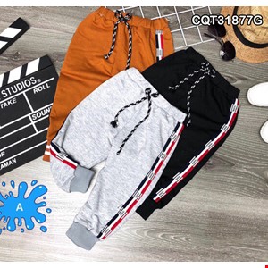 (SIZE ĐẠI) Quần thun da cá cho bé trai MÀU XÁM