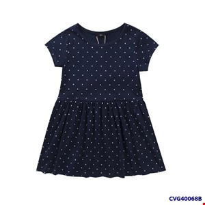 Váy thun chấm bi dễ thương cho bé gái từ 2-10 tuổi