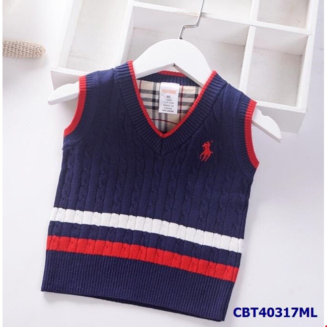 Áo Len Gile Thêu Logo Pholo Cho Bé Trai Từ 7-13 Tuổi Cbt40317Ml | Bé Cưng  Shop