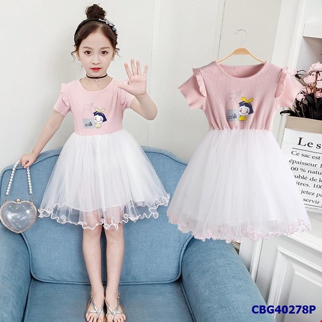 Váy Công Chúa Dành Cho Bé Gái Phiên Bản Limited Crown Kids CKGL6822214 –  Crown Space