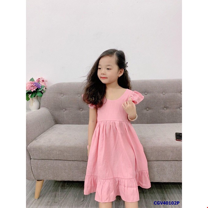 Váy nhung đính hoa bé gái Riomio 3-10 tuổi size 15-35kg xinh xắn ấm áp cho  bé đi chơi dự tiệc chơi tết - RV338 | Shopee Việt Nam