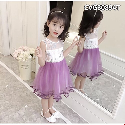 DV525 - Đầm Babydoll Tiểu Thư Cho Bé - Màu Hồng | Đầm & Váy Bé Gái |  moby.com.vn