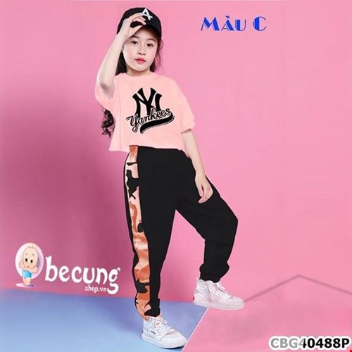 Bộ thun thể thao - lựa chọn tối ưu cho các bé gái vào mùa hè