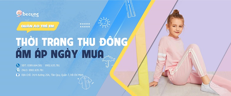 Quần áo thu đông trẻ em